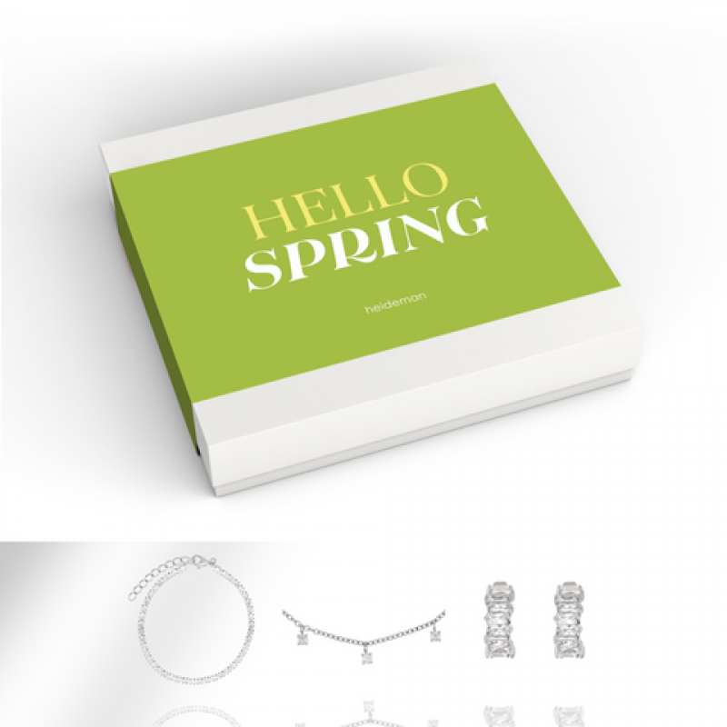 Heideman Geschenkbox Spring Stein : Silber M