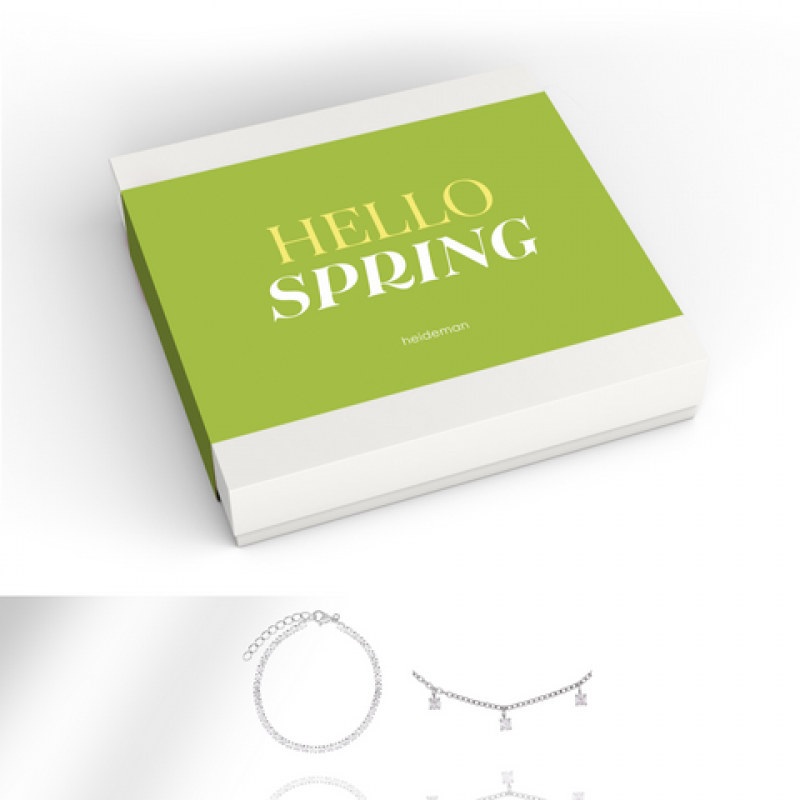 Heideman Geschenkbox Spring Stein : Silber S