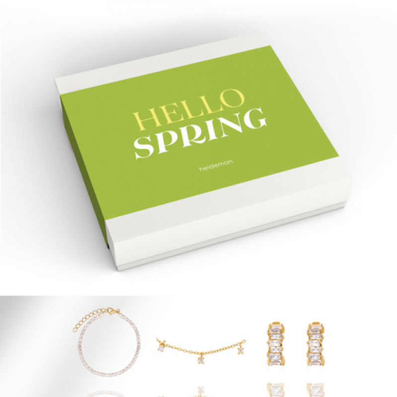 Heideman Geschenkbox Spring Stein : Gold M