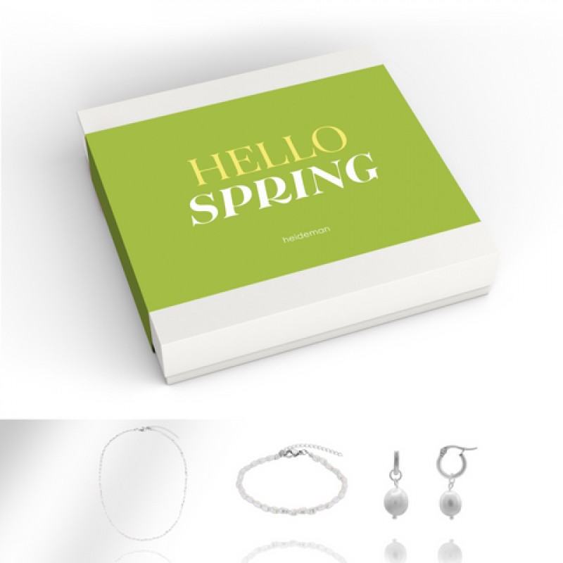 Heideman Geschenkbox Spring Perle : Silber M – Bild 1 von 2