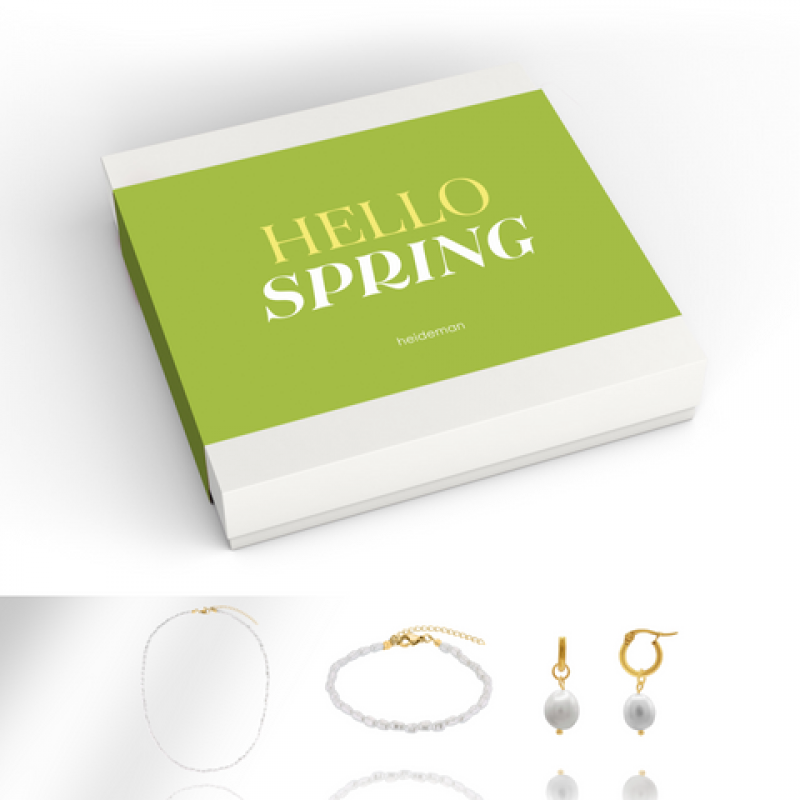 Heideman Geschenkbox Spring Perle : Gold M