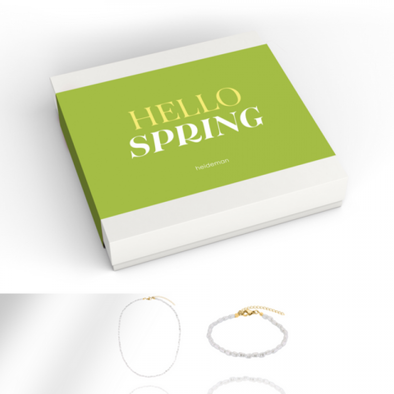 Heideman Geschenkbox Spring Perle : Gold S