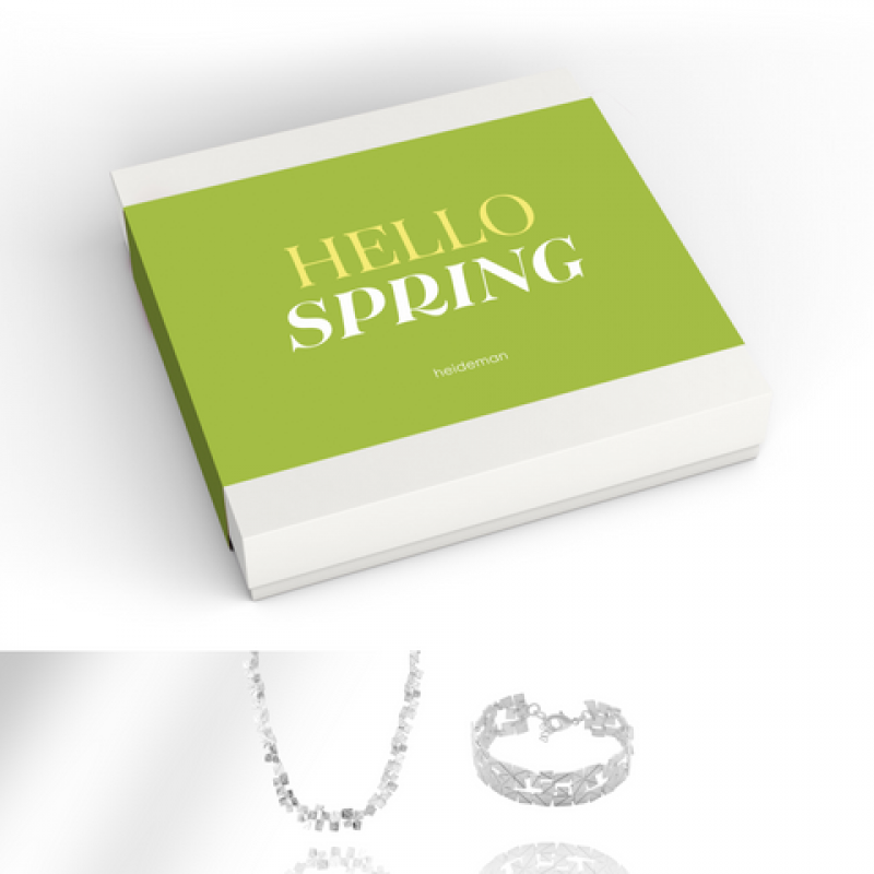 Heideman Geschenkbox Spring Partis : Silber S