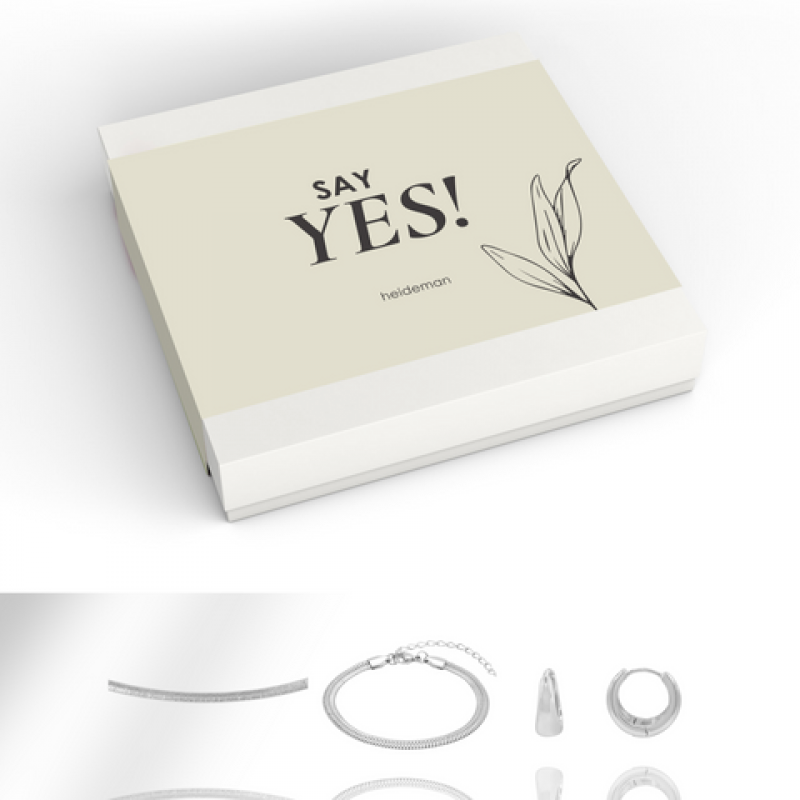 Heideman Geschenkbox Say Yes Basic : Silber M