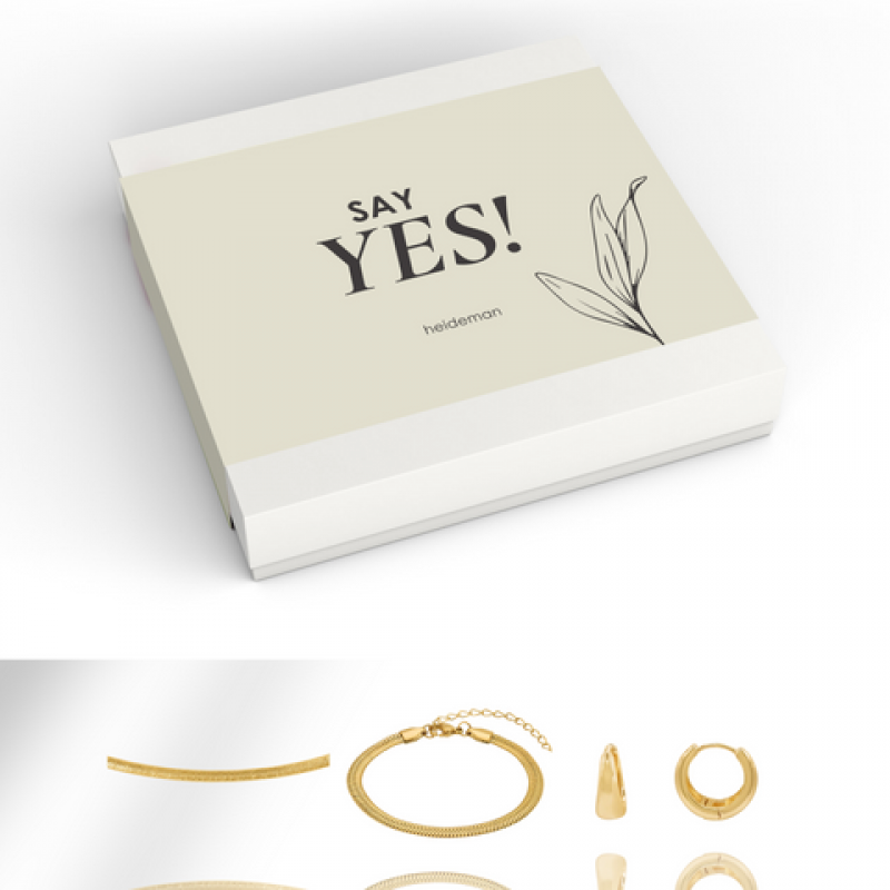 Heideman Geschenkbox Say Yes Basic : Gold M
