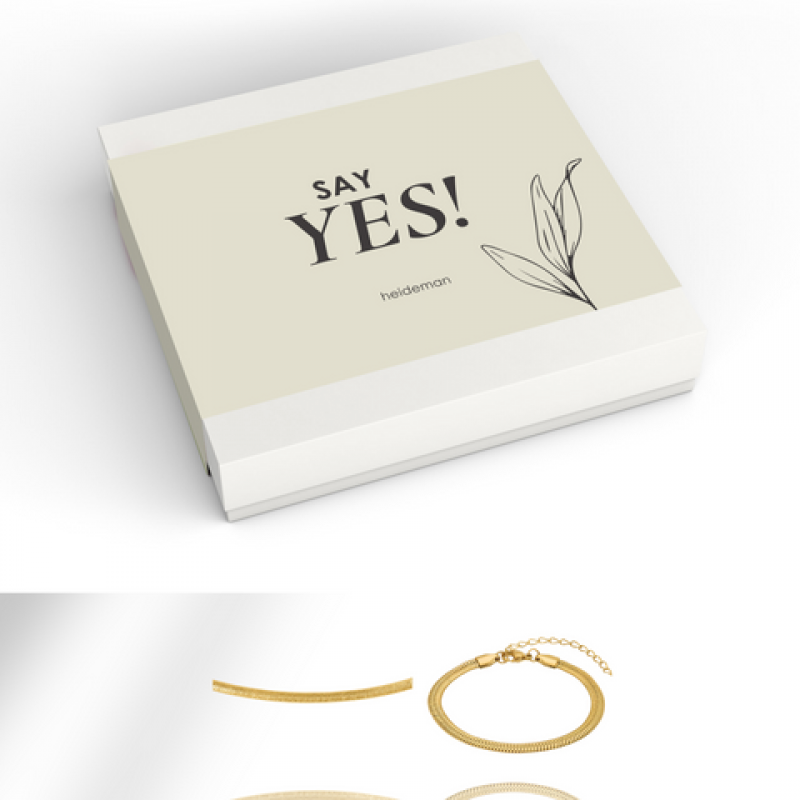 Heideman Geschenkbox Say Yes Basic : Gold S