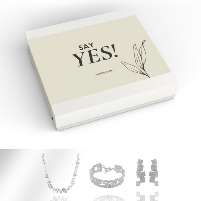 Heideman Geschenkbox Say Yes Partis : Silber M