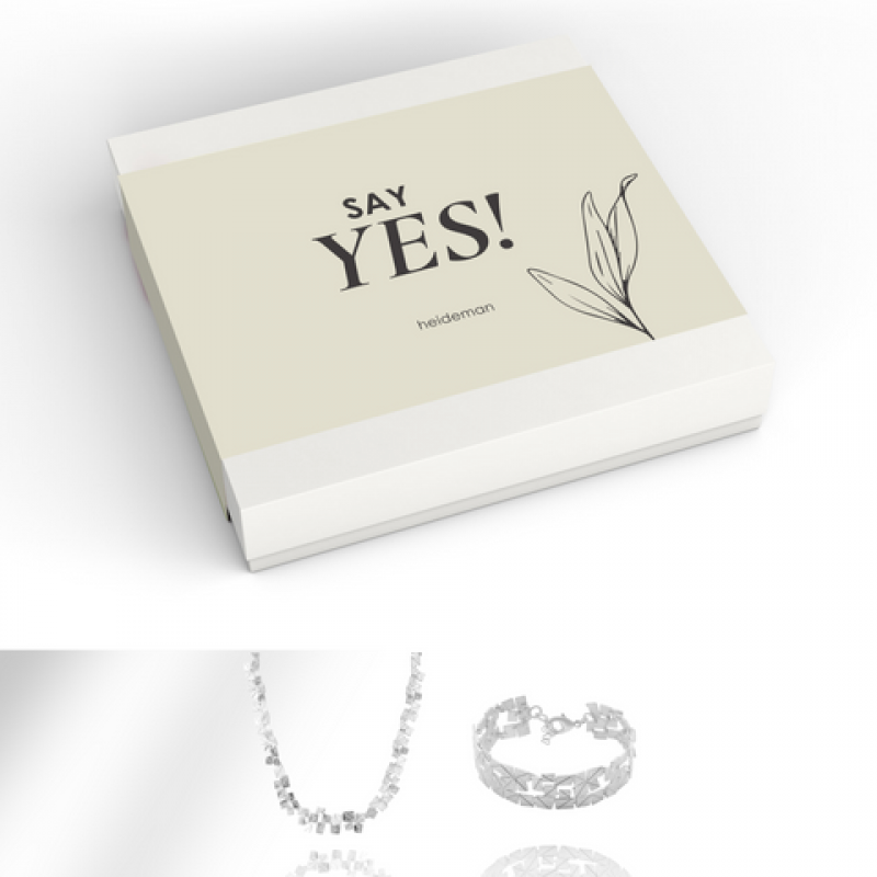 Heideman Geschenkbox Say Yes Partis : Silber S
