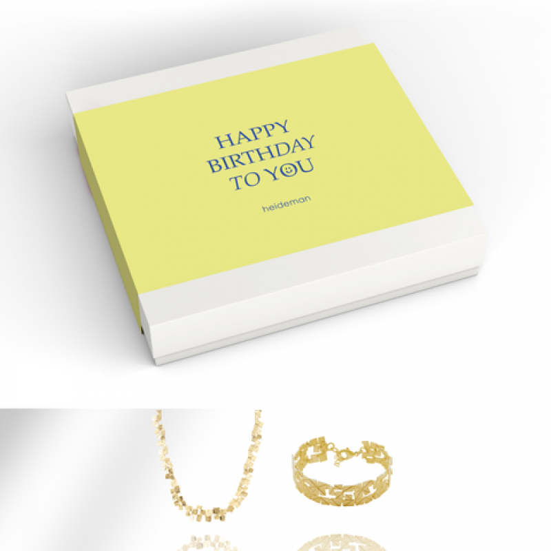 Heideman Geschenkbox Happy Birthday Partis : Gold S – Bild 1 von 2