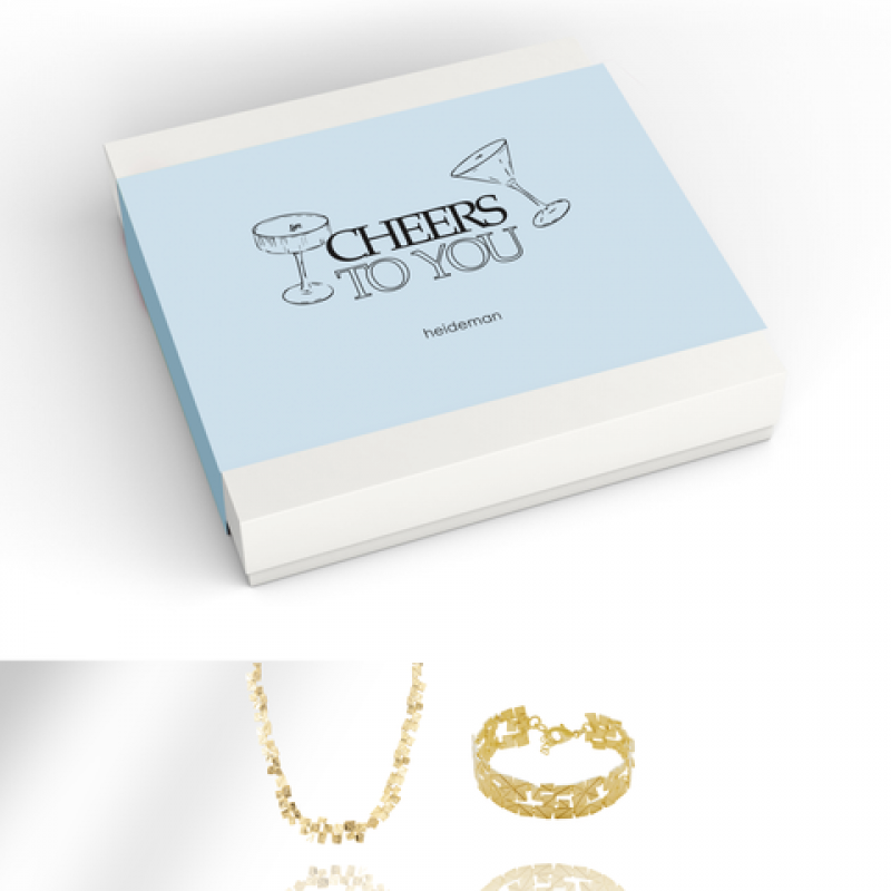 Heideman Geschenkbox Cheers to you Partis : Gold S – Bild 1 von 2
