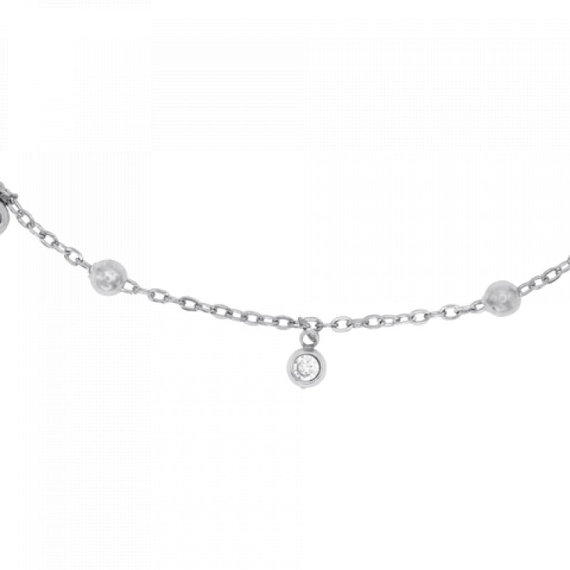 Heideman Damen Kette Jade : Silber
