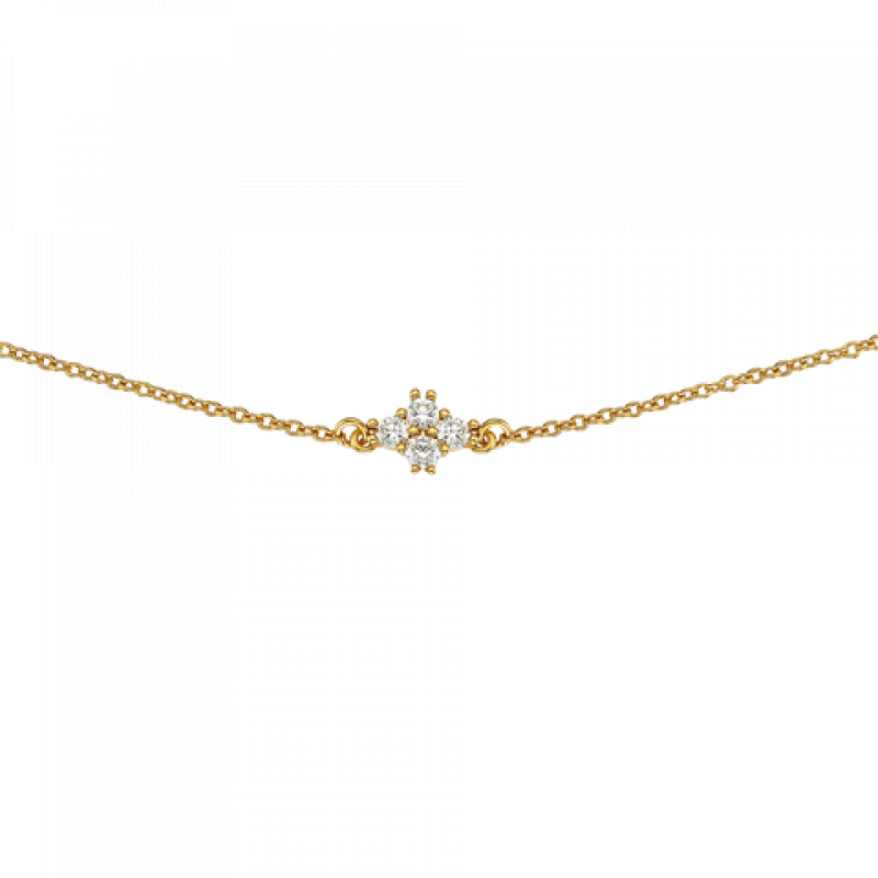 Heideman Damen Kette Alba : Gold