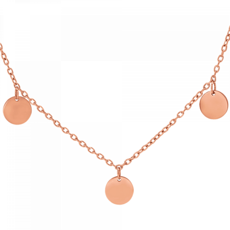 Heideman Damen Kette Kreise : Rose
