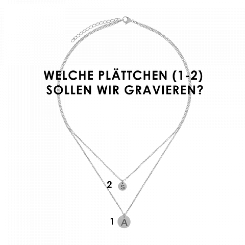 Heideman Damen Kette Circle : Silber