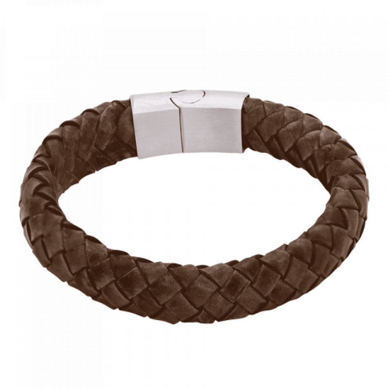 Heideman Herren Lederarmband Enno : Braun 23