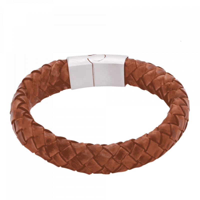 Heideman Herren Lederarmband Enno : Cognac 17