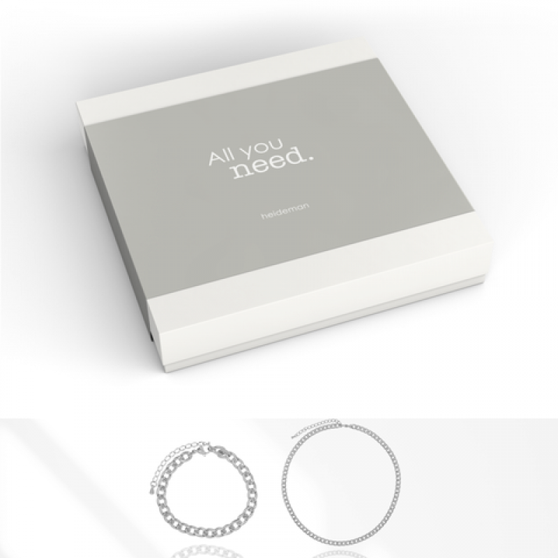 Heideman Geschenkbox All you need Men : Silber S