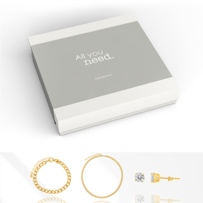 Heideman Geschenkbox All you need Men : Gold M