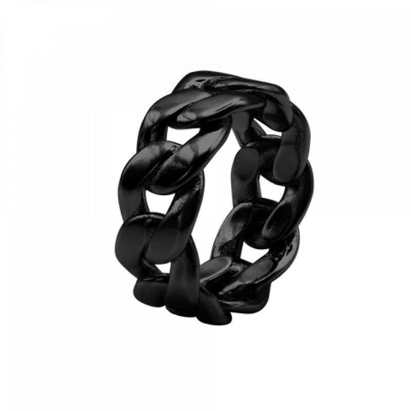 Heideman Herrenring Arbor : Schwarz 50