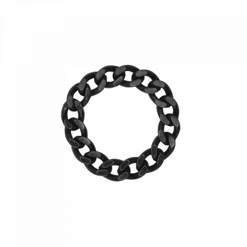 Heideman Herrenring Sage : Schwarz 56