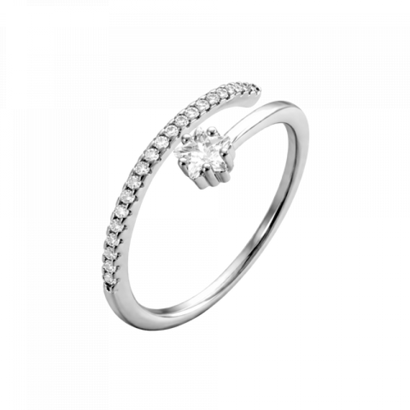 Heideman Damen Damenring Jella : Silber onesize