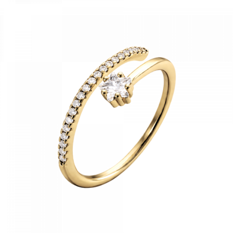 Heideman Damen Damenring Jella : Gold onesize