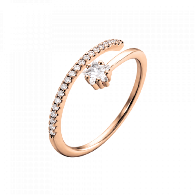 Heideman Damen Damenring Jella : Rose onesize