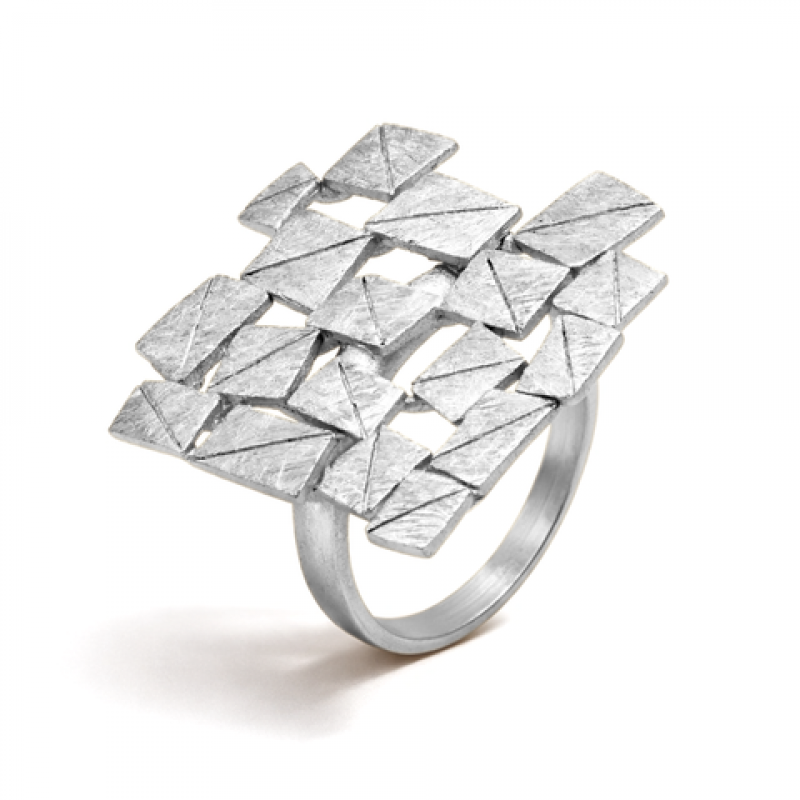 Heideman Damen Damenring Partis : Silber 50