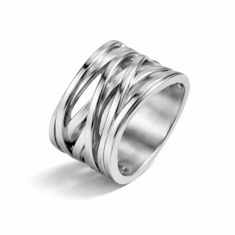 Heideman Damen Damenring Serpi : Silber 50