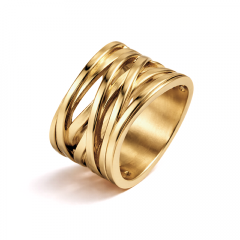 Heideman Damen Damenring Serpi : Gold 50