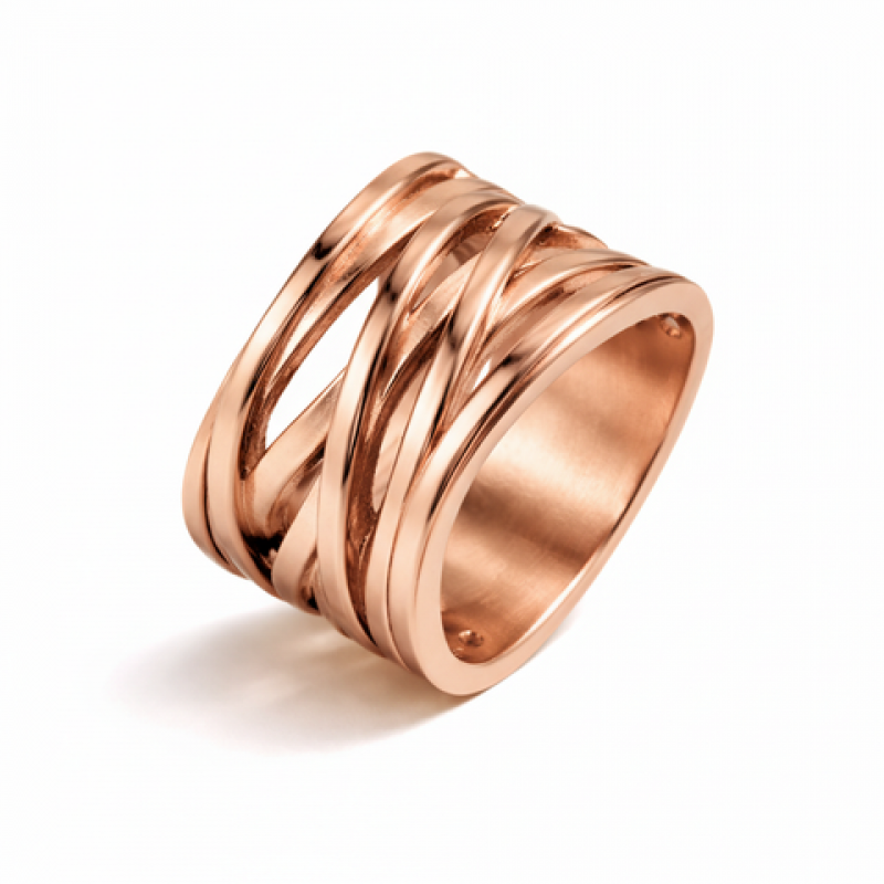 Heideman Damen Damenring Serpi : Rose 50