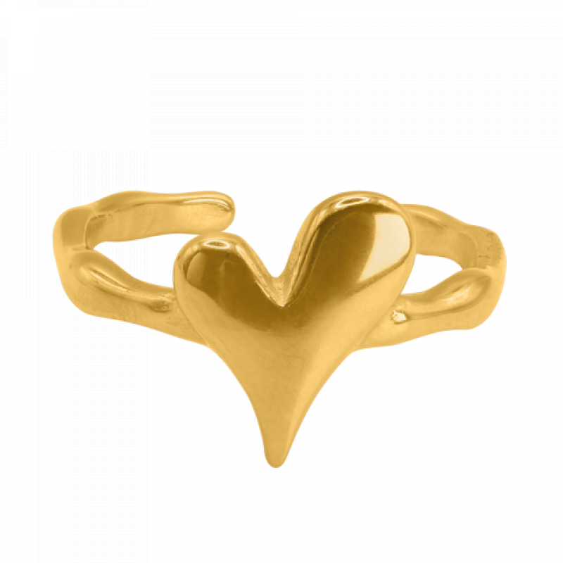 Heideman Damenring Junia : Gold onesize