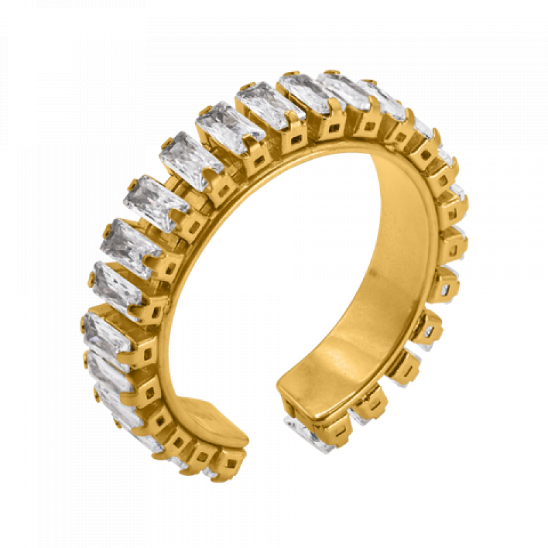 Heideman Damenring Lactu : Gold onesize