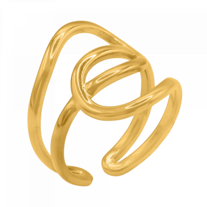 Heideman Damenring Mucia : Gold onesize