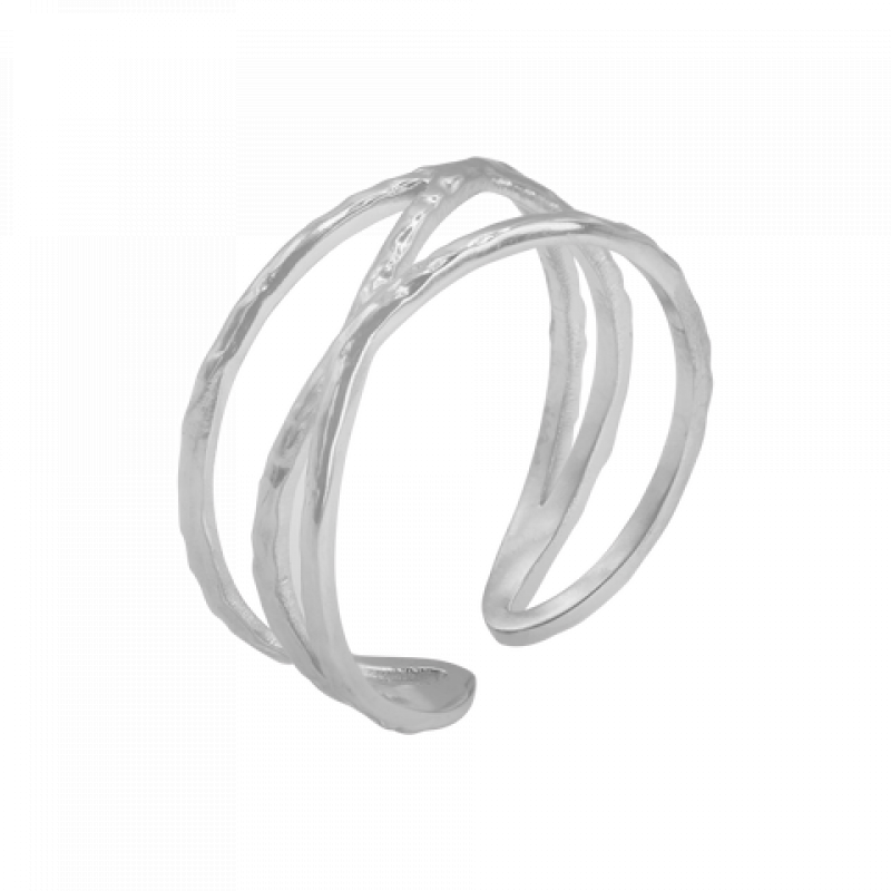 Heideman Damenring Pompy : Silber onesize