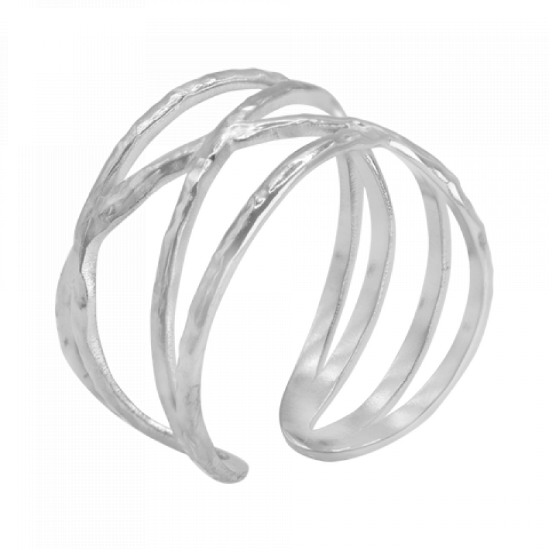 Heideman Damenring Pullu : Silber onesize