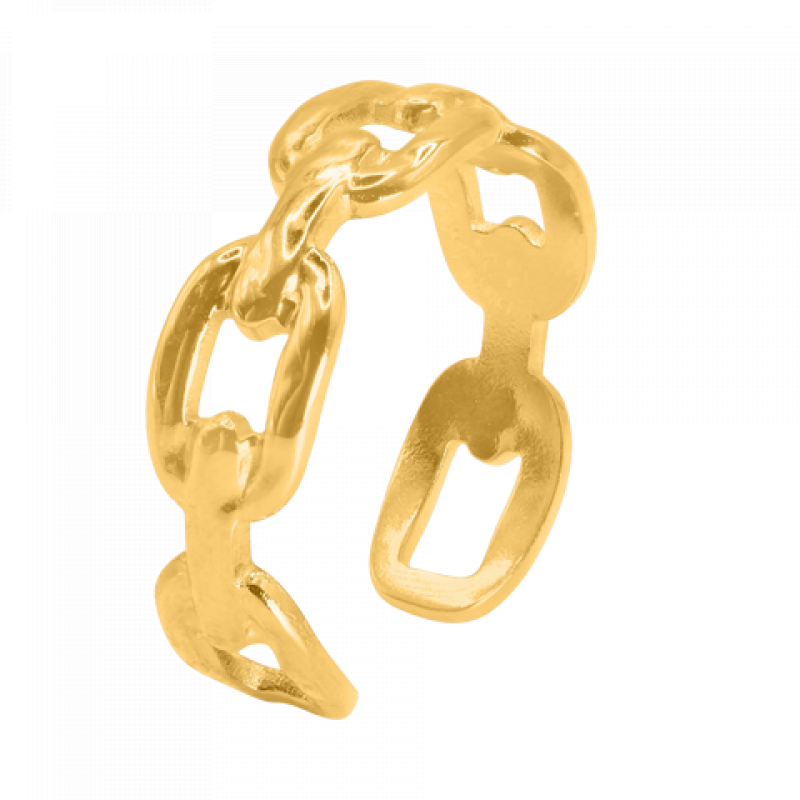 Heideman Damenring Rubri : Gold onesize