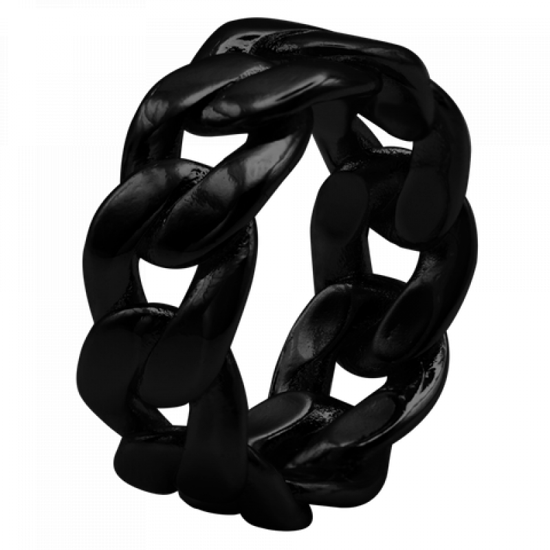 Heideman Damenring Luna : Schwarz 50