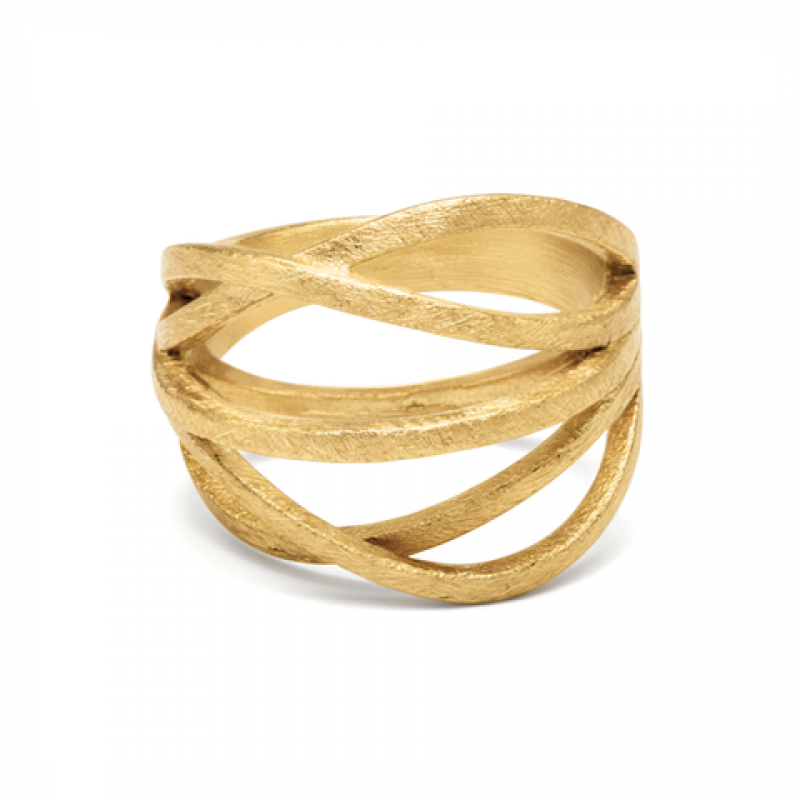 Heideman Damen Damenring Arcus : Gold 50