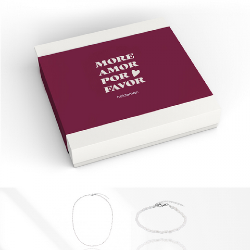 Heideman Geschenkbox Loveletter Perle : Silber S – Bild 1 von 2