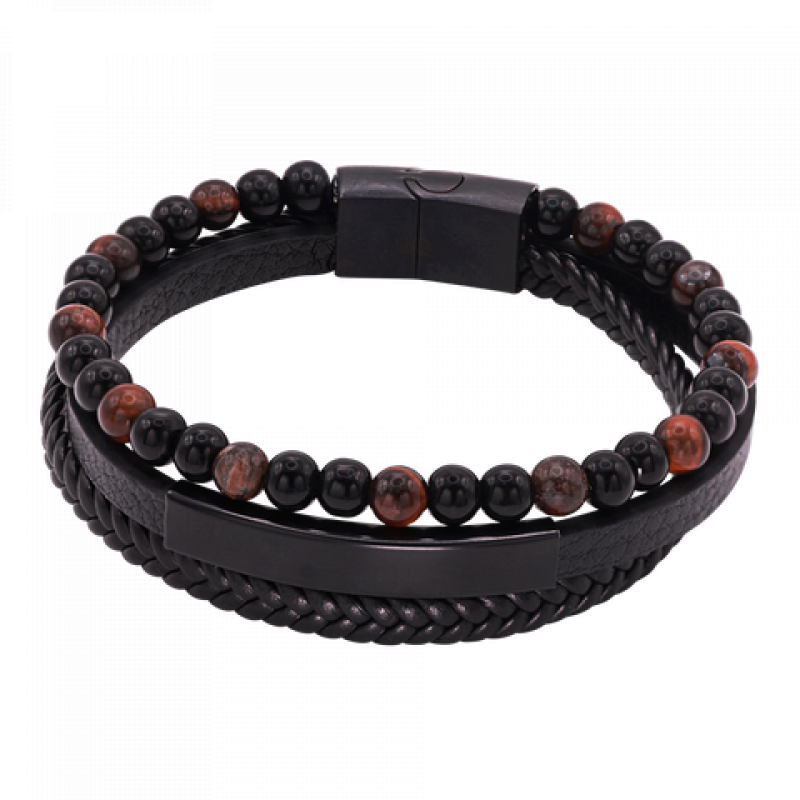 Heideman Armband Joost : Schwarz 17