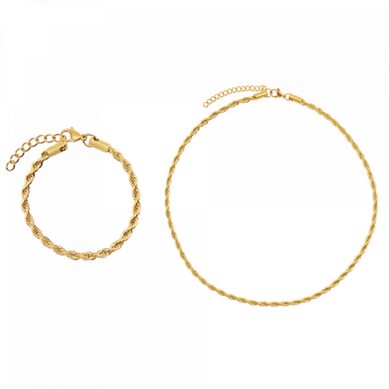 Heideman Schmuckset Nick : Gold – Bild 1 von 2