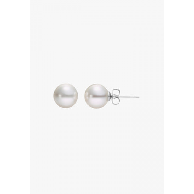 Heideman Damen Ohrringe Ohrstecker mit Perle weiss 10mm : Silber