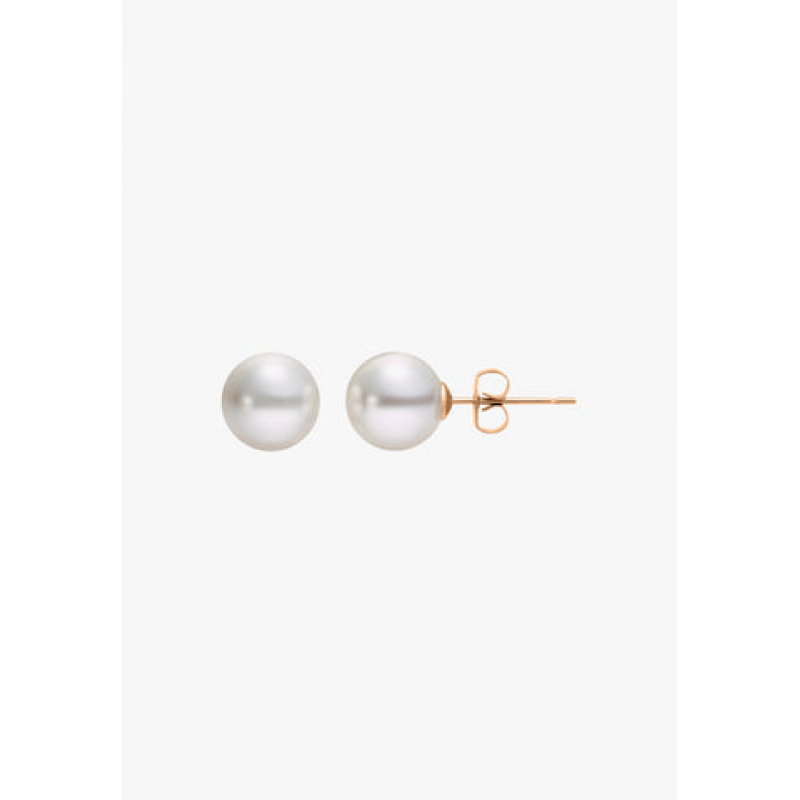 Heideman Damen Ohrringe Ohrstecker mit Perle weiss 10mm : Rose