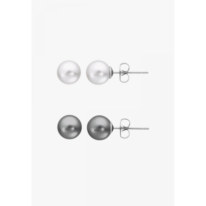 Heideman Damen Perlohrstecker Geschenkset : Silber