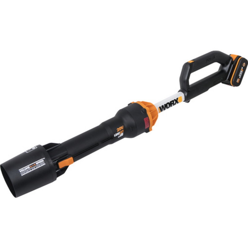 WORX Akku-Laubbläser »PowerShare«, Set inkl. Akku und Ladegerät, schwarz-orange, max. Blasgeschwindigkeit: 209 km/h - bunt – Bild 1 von 5