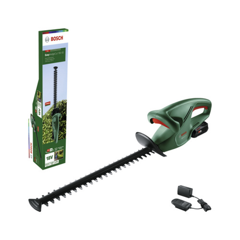 BOSCH Akku-Heckenschere »EasyHedgeCut 18-45«, inkl. 2,0Ah Akku und Ladegerät - gruen – Bild 1 von 5