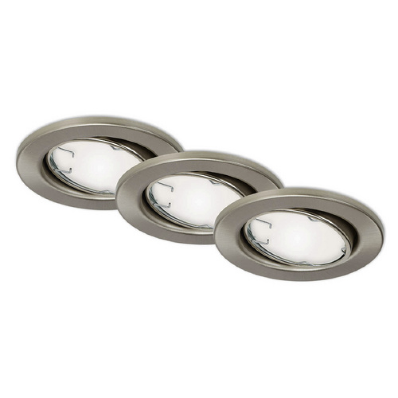 BRILONER Einbauleuchte »FIT MOVE«, Ø: 8,6 cm, 4,9 W, 6.500 K - silberfarben – Bild 1 von 5