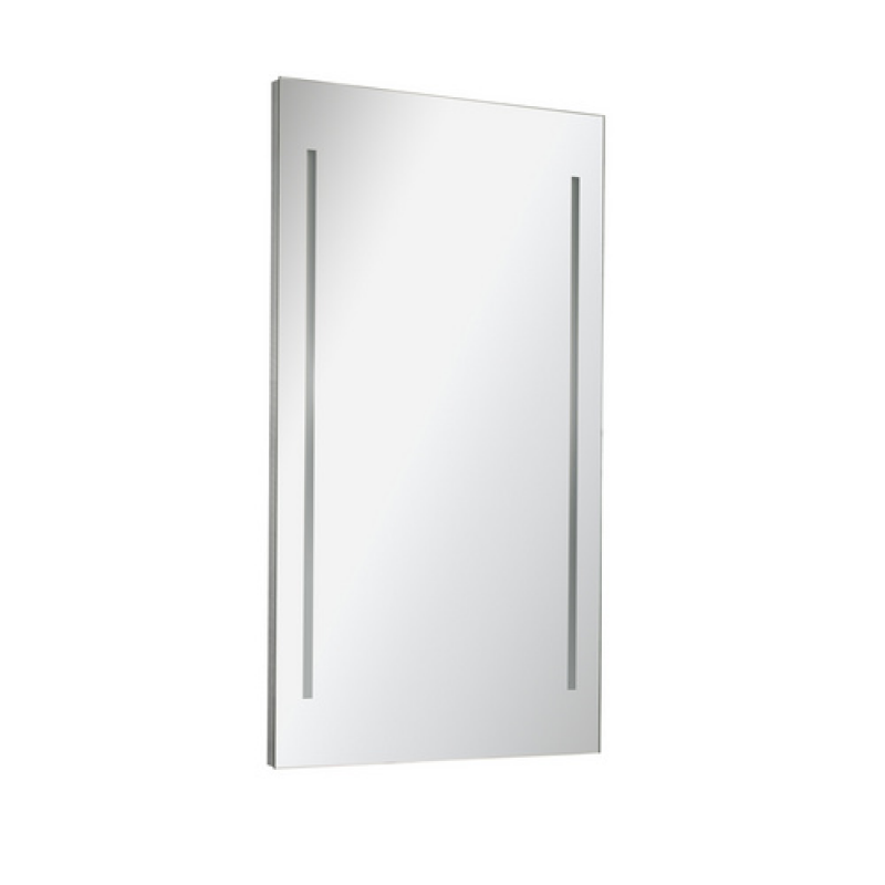 FACKELMANN Spiegelelement »AL 55 LED«, beleuchtet, BxHxT: 55 x 100 x 3,6 cm - grau – Bild 1 von 5