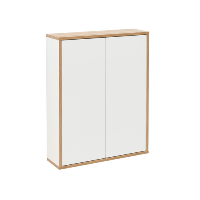 FACKELMANN Hängeschrank »FINN«, weiss, 2 Türen, BxHxT: 60 x 75 x 20,1 cm – Bild 1 von 4